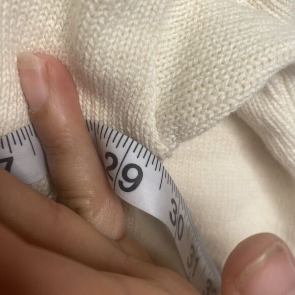 Vintage Andrew Rohan Cincinnati Reds V Neck Mlb Sweater Size 2XL  USA Cream - Picture 8 of 11